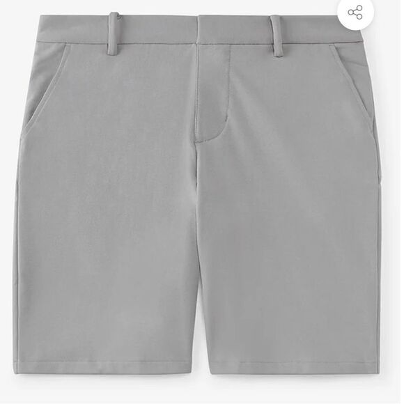 NWT SWET TAILOR Men’s 8” Gray Chino Short Regular Fit - Size 29 - Picture 10 of 11